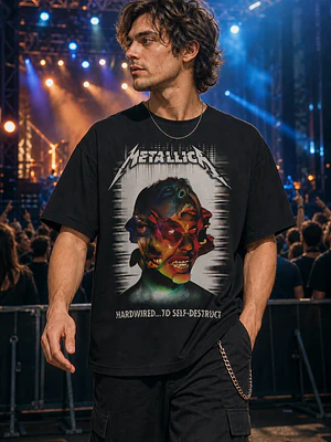 Polera Metallica Hardwired...To Self Destruct Thrash Metal Grafimax