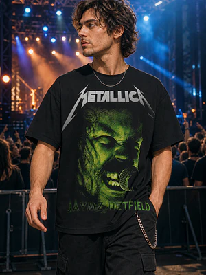 Polera Metallica James Hetfield Thrash Metal Grafimax