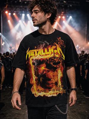 Polera Metallica Jump In The Fire Thrash Metal Grafimax