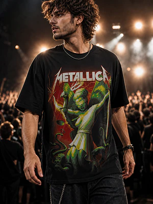 Polera Metallica Lady Justice Thrash Metal Grafimax