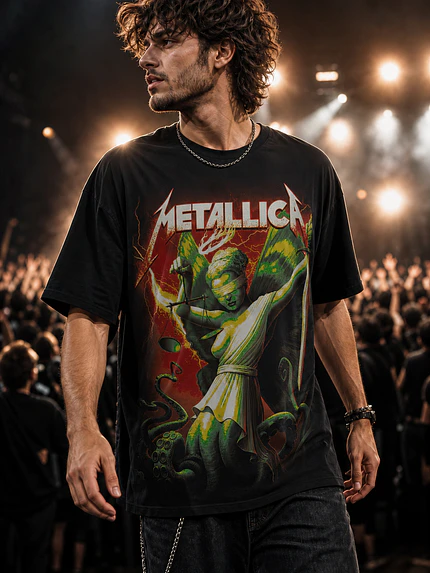 Polera Metallica Lady Justice Thrash Metal Grafimax 1