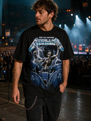 Polera Metallica Ride The Lightning Thrash Metal Grafimax