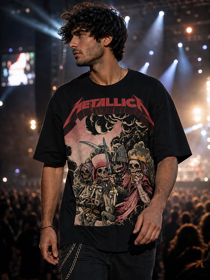 Polera Metallica Fanart Thrash Metal Grafimax 1