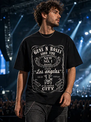 Polera Guns N Roses Paradise City Rock Grafimax