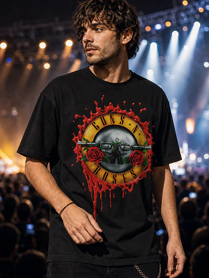 Polera Guns N Roses Logo Rock Grafimax 1