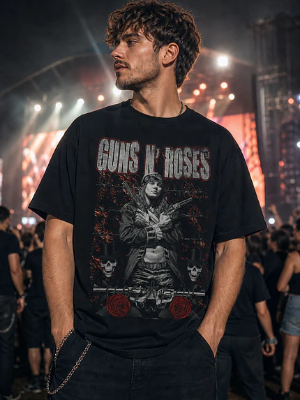 Polera Guns N' Roses Axl Rose Rock Grafimax 1