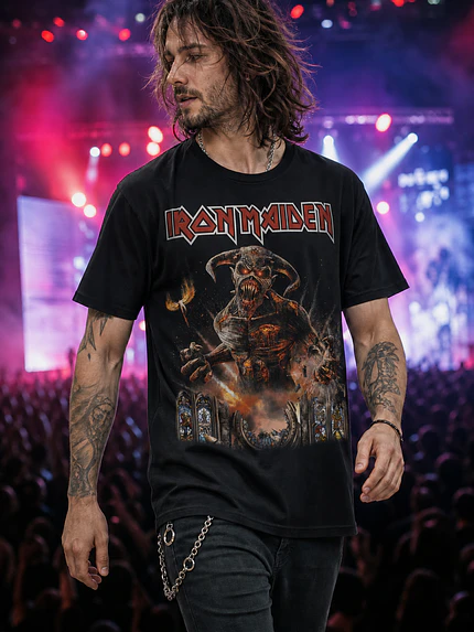 Polera Iron Maiden Eddie 15 Metal Rock Grafimax 1