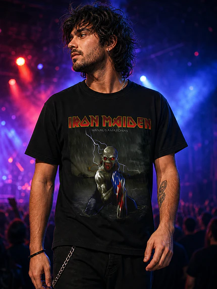 Polera Iron Maiden Eddie 18 Metal Rock Grafimax 1