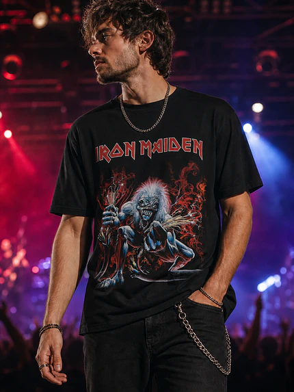 Polera Iron Maiden Eddie 2 Metal Rock Grafimax 1