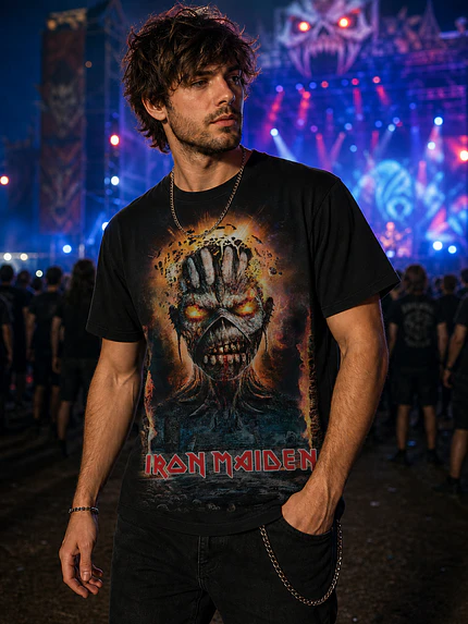 Polera Iron Maiden Eddie 3 Metal Rock Grafimax 1