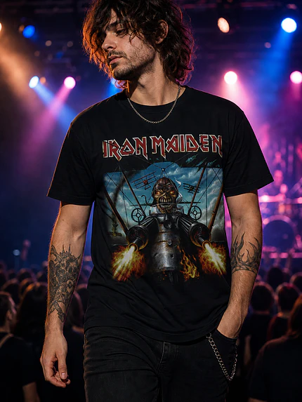 Polera Iron Maiden Eddie 5 Metal Rock Grafimax 1
