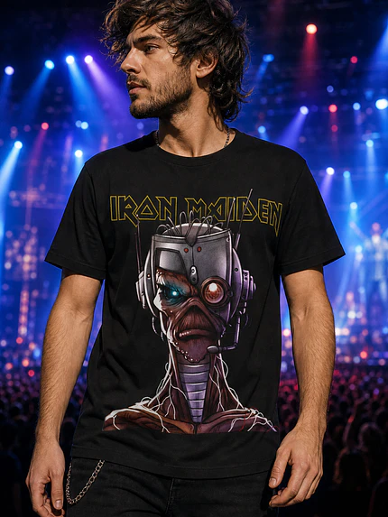 Polera Iron Maiden Eddie 6 Metal Rock Grafimax 1