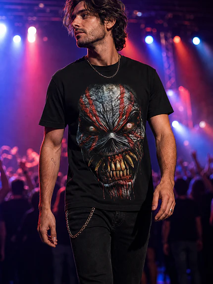 Polera Iron Maiden Eddie 9 Metal Rock Grafimax 1