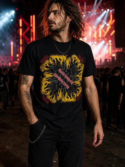 Polera Iron Maiden Eddie The Number Of The Beast Metal Rock Grafimax 1