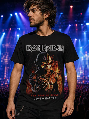 Polera Iron Maiden Eddie The Book Of Souls Live Chapter Metal Rock Grafimax