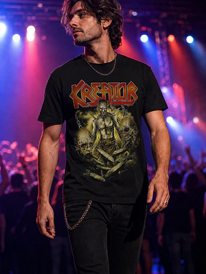 Polera KREATOR calaveras Metal Grafimax
