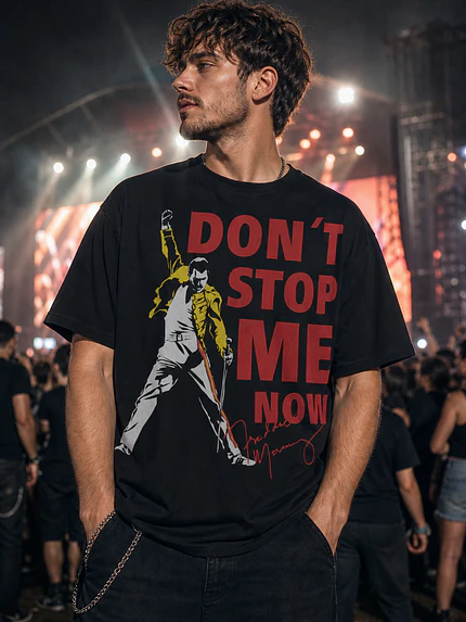 Polera Queen Dont Stop Me Now Rock Grafimax 1