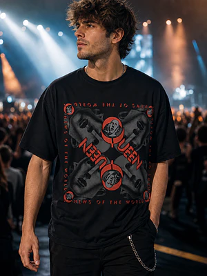 Polera Queen News Of The World Rock Grafimax