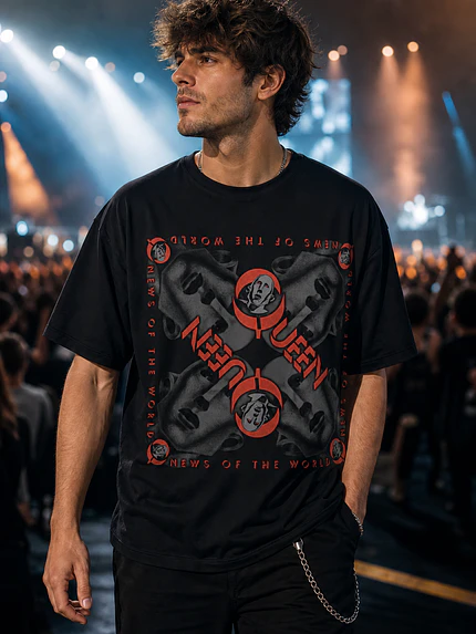 Polera Queen News Of The World Rock Grafimax 1
