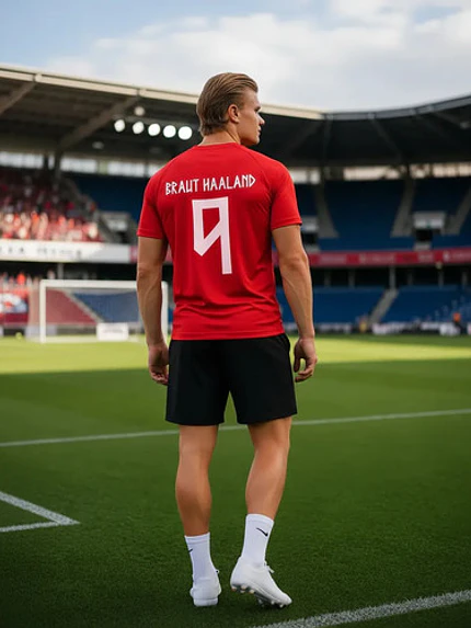 Camiseta Conmemorativa Vikingo Dryfit Futból Haaland Deportes - Grafimax 1