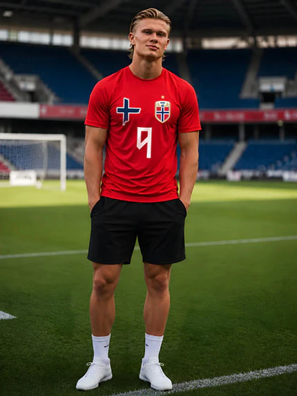 Camiseta Conmemorativa Vikingo Dryfit Futból Haaland Deportes - Grafimax 2