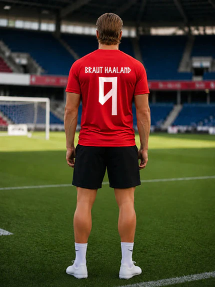 Camiseta Conmemorativa Vikingo Dryfit Futból Haaland Deportes - Grafimax 4