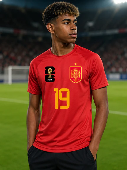 Camiseta Conmemorativa España 2026 Yamal Fútbol Deportes Grafimax 2