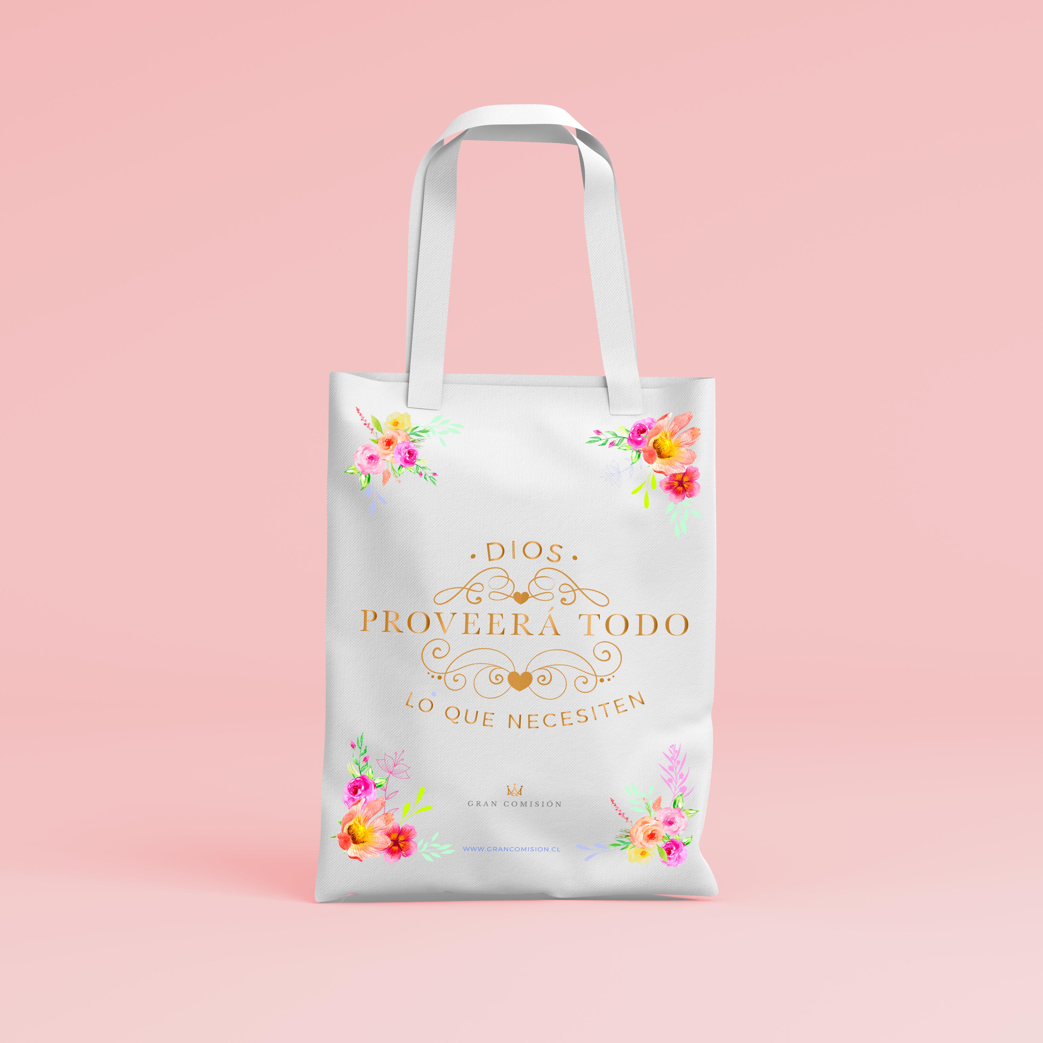 Bolso de Lona Algodón Dios Proveerá