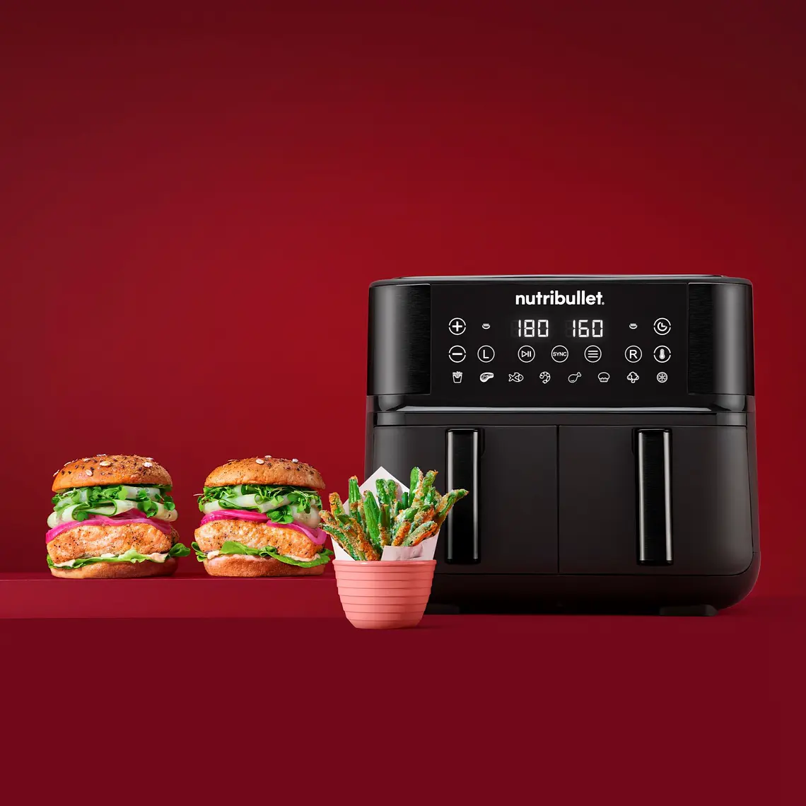 FREIDORA DE AIRE DIGITAL NUTRIBULLET TWIN DRAWER 7