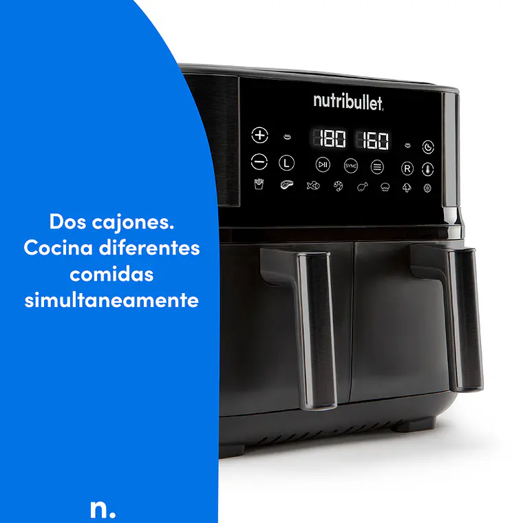 FREIDORA DE AIRE DIGITAL NUTRIBULLET TWIN DRAWER 9