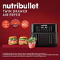 FREIDORA DE AIRE DIGITAL NUTRIBULLET TWIN DRAWER - Miniatura 6