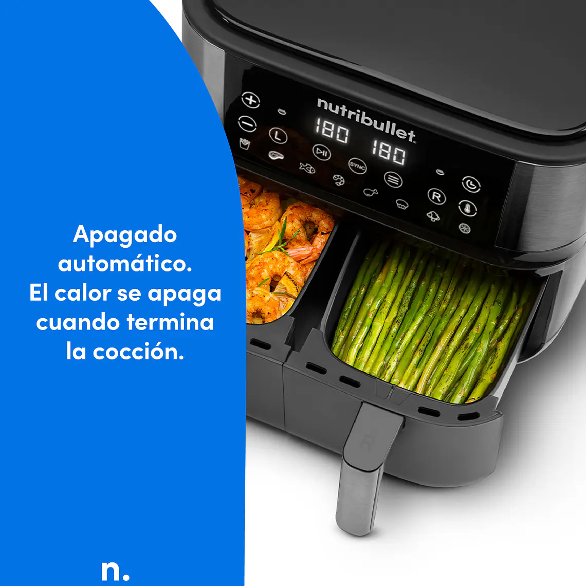 FREIDORA DE AIRE DIGITAL NUTRIBULLET TWIN DRAWER 12