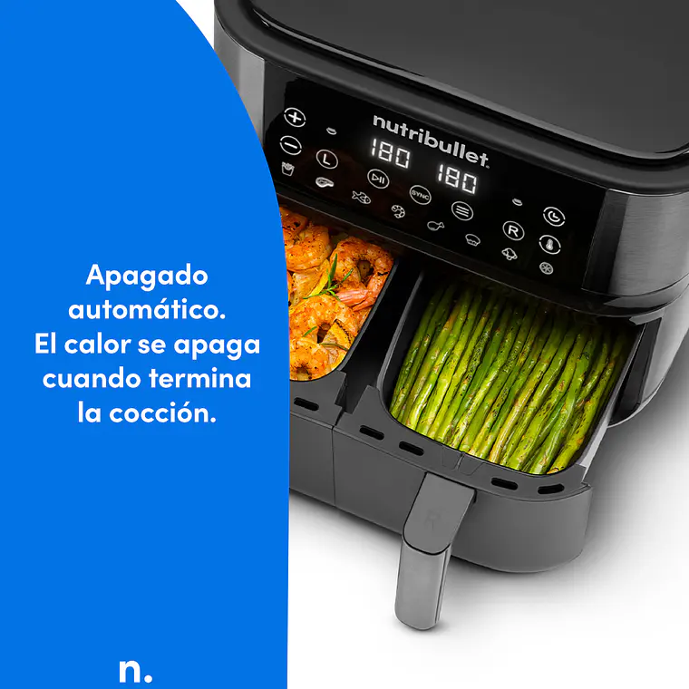 FREIDORA DE AIRE DIGITAL NUTRIBULLET TWIN DRAWER 12