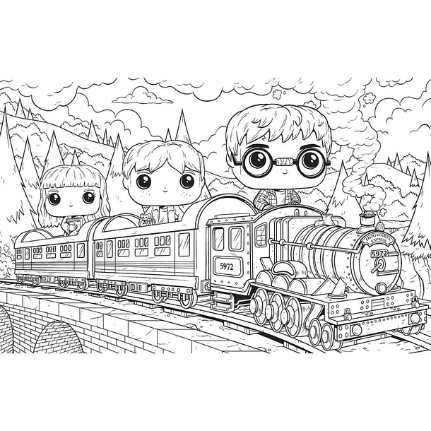 HARRY POTTER: EL LIBRO OFICIAL PARA COLOREAR FUNKO POP - INSGHT EDITIONS | TAPA RÚSTICA 3