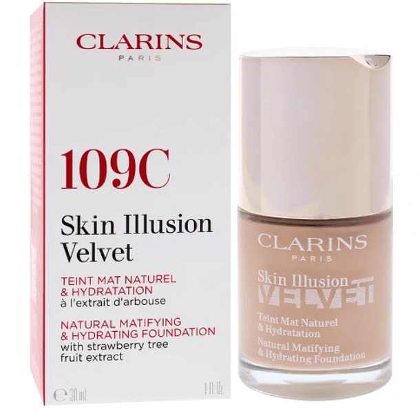 CLARINS -SKIN ILLUSION VELVET 109C 30ML
