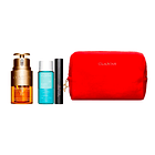 CLARINS - DOUBLE SERUM EYE 20ML + DESMAQUILLANTE 30ML + MASCARILLA WONDER PERFECT 3ML 2