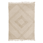 MANTA ALGODON BORDADA BERGEN IVORY 120X250 CM 1