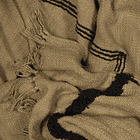 MANTA ALGODON BORDADA ODENSE TAUPE 120X250 CM 2