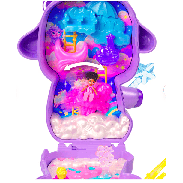 POLLY POCKET SET DE JUEGO MUNDO DE COMPACTOS - CORDERITO 4