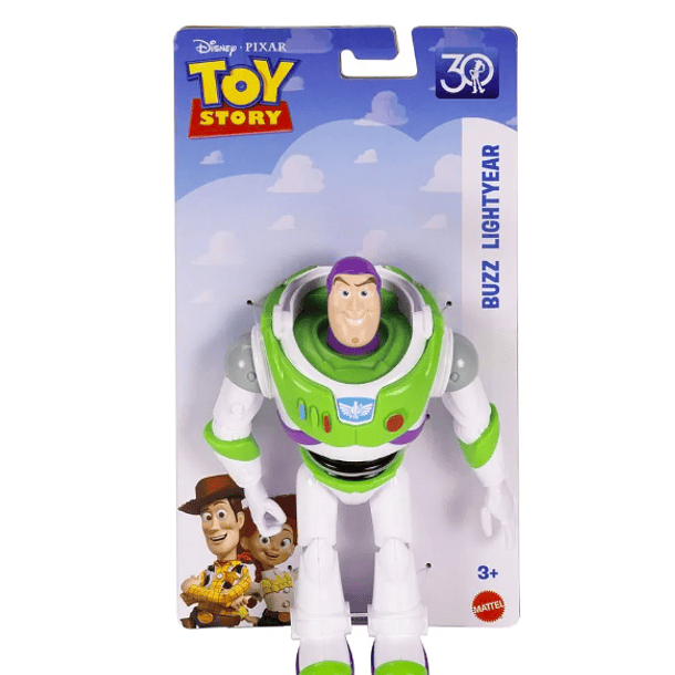 FIGURA DE ACCIÓN PIXAR TOY STORY - BUZZ (DISPLAY CON DAÑOS) 2