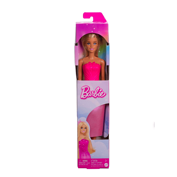BARBIE MUÑECA DONCELLA ROSADA 2