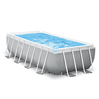 PISCINA PRISM FRAME RECTANGULAR INCLUYE BOMBA Y ESCALERA (400 x 200 x 100 CM) 1
