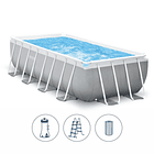 PISCINA PRISM FRAME RECTANGULAR INCLUYE BOMBA Y ESCALERA (400 x 200 x 100 CM) 3
