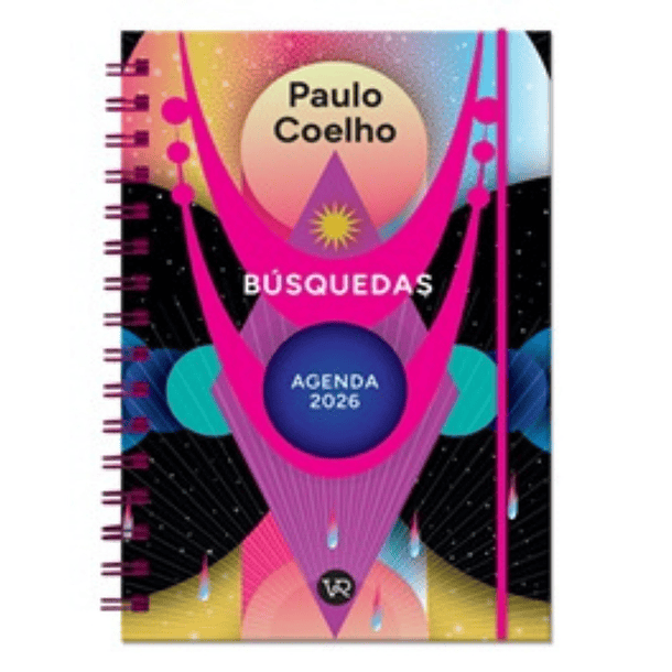 AGENDA PAULO COELHO 2026 - ANILLADA: BUSQUEDAS / MAGENTA - COELHO, PAULO | DURA 1