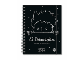 AGENDA EL PRINCIPITO 2026: NEGRA - DE SAINT-EXUPÉRY, ANTOINE | TAPA DURA