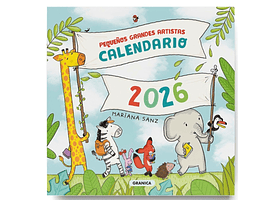 PEQUEÑOS GRANDES ARTISTAS 2026, CALENDARIO DE PARED - SANZ, MARIANA | TAPA RÚSTICA