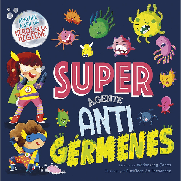 SUPERAGENTE ANTIGÉRMENES - WEDNESDAY JONES | TAPA BLANDA