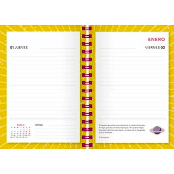 AGENDA PAULO COELHO 2026 - ANILLADA: BUSQUEDAS / MAGENTA - COELHO, PAULO | DURA 2