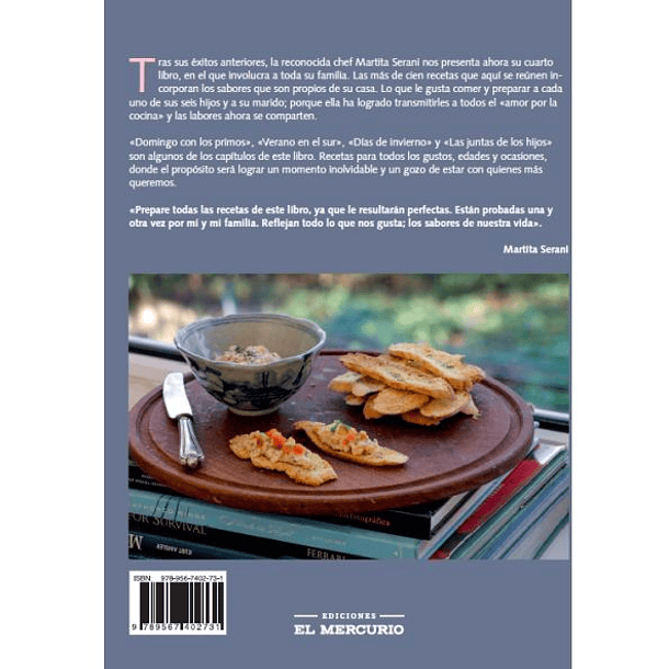 MARTITA SERANI EN FAMILIA - SERANI, MARTITA | TAPA RÚSTICA CON SOLAPA 2