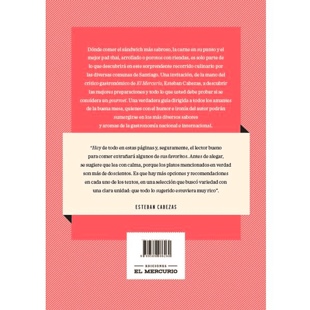 100 PLATOS CAPITALES: LO QUE HAY QUE PROBAR EN SANTIAGO - CABEZAS, ESTEBAN | TAPA RÚSTICA CON SOLAPA 2